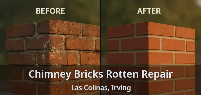Chimney Bricks Rotten Repair Las Colinas, Irving - TX