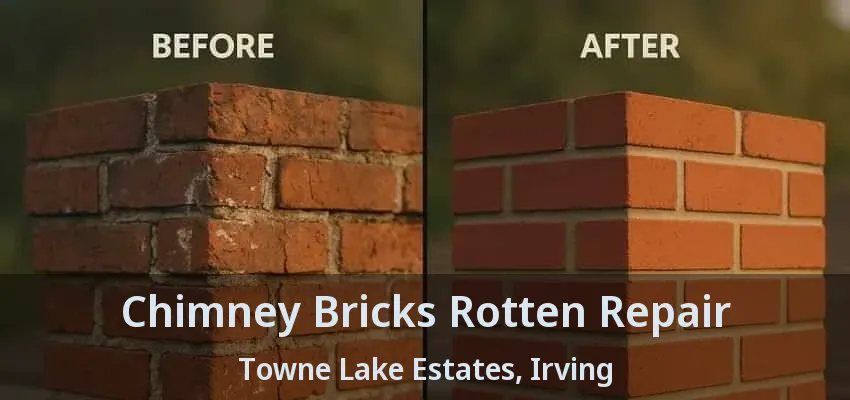 Chimney Bricks Rotten Repair Towne Lake Estates, Irving - TX