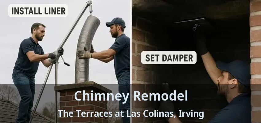 Chimney Remodel The Terraces at Las Colinas, Irving - TX