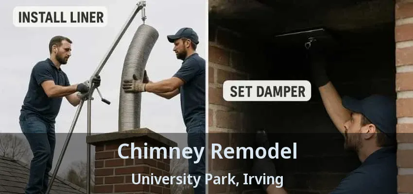 Chimney Remodel University Park, Irving - TX