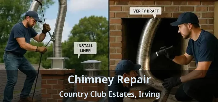 Chimney Repair Country Club Estates, Irving - TX
