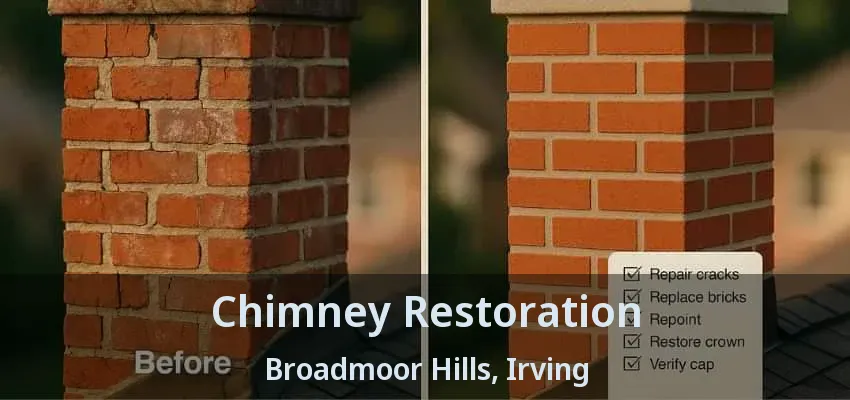 Chimney Restoration Broadmoor Hills, Irving - TX