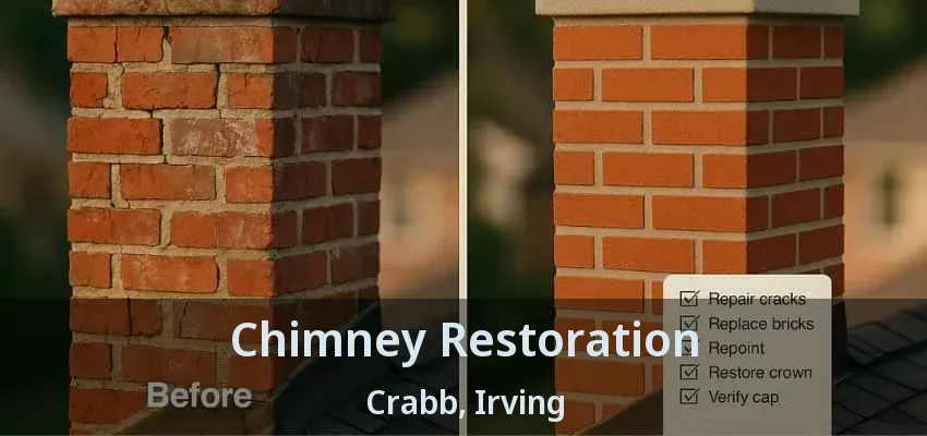 Chimney Restoration Crabb, Irving - TX