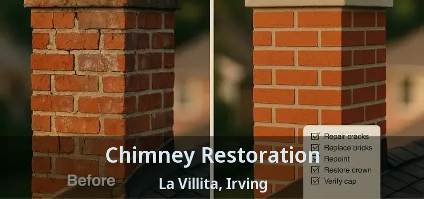 Chimney Restoration La Villita, Irving - TX