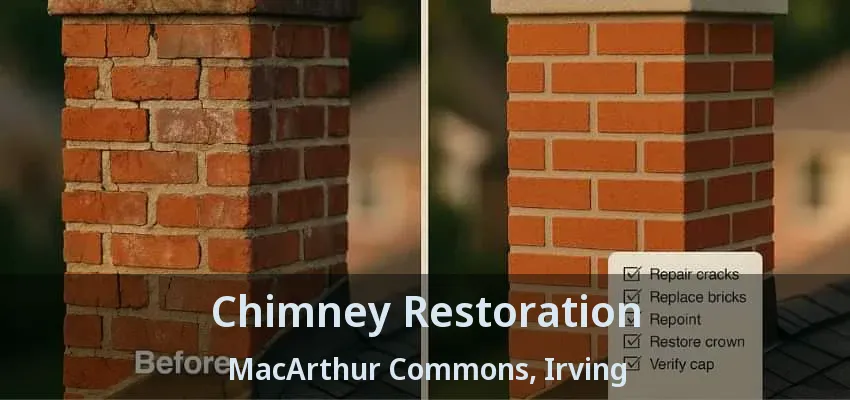 Chimney Restoration MacArthur Commons, Irving - TX