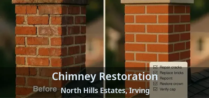 Chimney Restoration North Hills Estates, Irving - TX