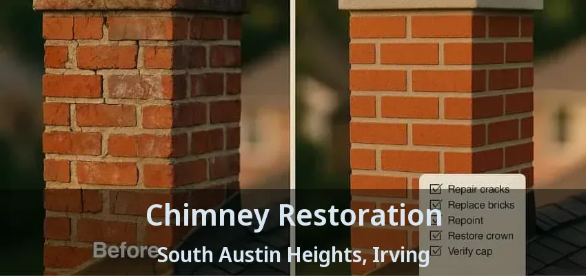 Chimney Restoration South Austin Heights, Irving - TX