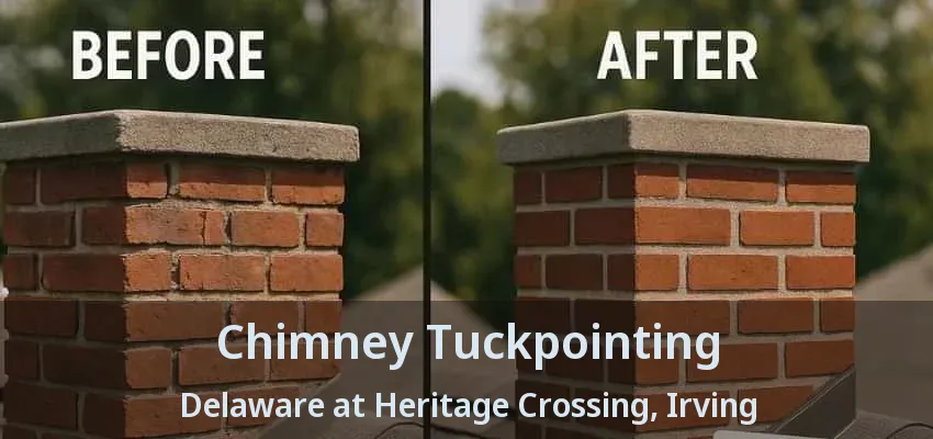Chimney Tuckpointing Delaware at Heritage Crossing, Irving - TX
