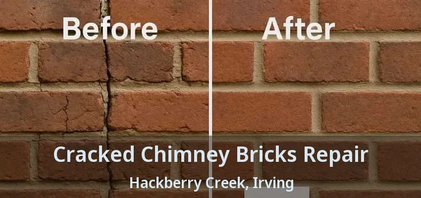 Cracked Chimney Bricks Repair Hackberry Creek, Irving - TX