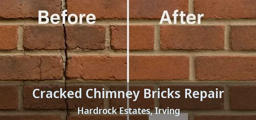Cracked Chimney Bricks Repair Hardrock Estates, Irving - TX