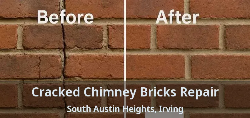 Cracked Chimney Bricks Repair South Austin Heights, Irving - TX