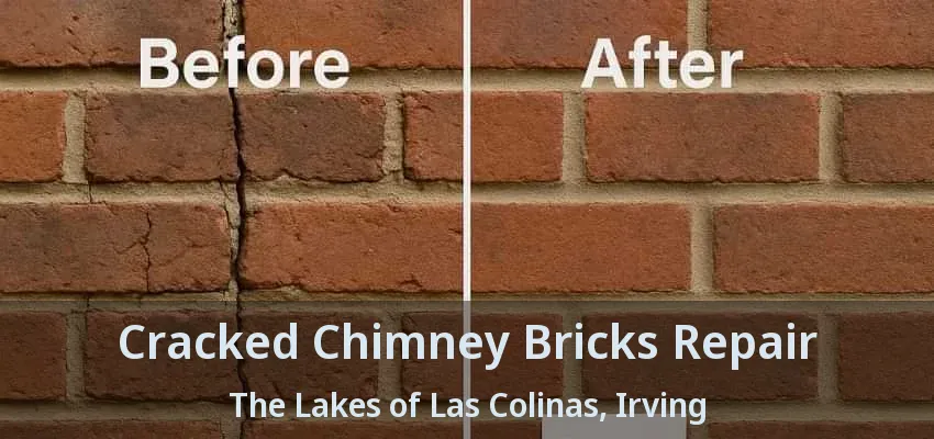 Cracked Chimney Bricks Repair The Lakes of Las Colinas, Irving - TX