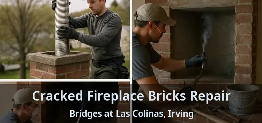 Cracked Fireplace Bricks Repair Bridges at Las Colinas, Irving - TX