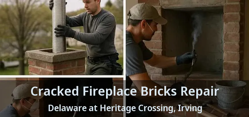 Cracked Fireplace Bricks Repair Delaware at Heritage Crossing, Irving - TX