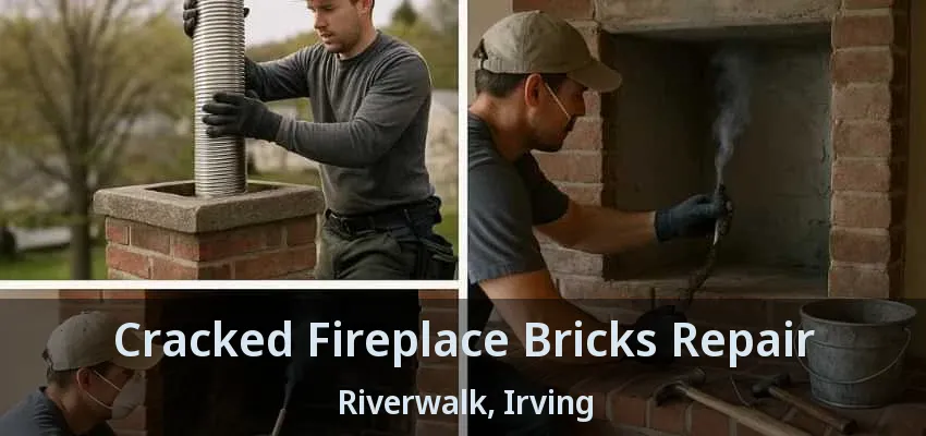 Cracked Fireplace Bricks Repair Riverwalk, Irving - TX