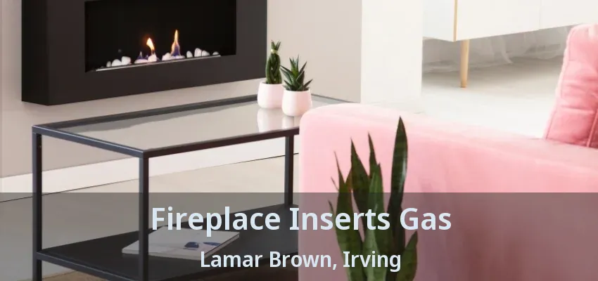 Fireplace Inserts Gas Lamar Brown, Irving - TX