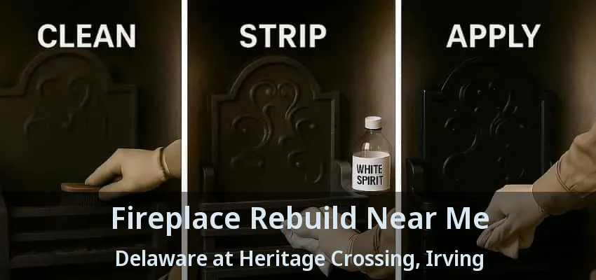 Fireplace Rebuild Near Me Delaware at Heritage Crossing, Irving - TX