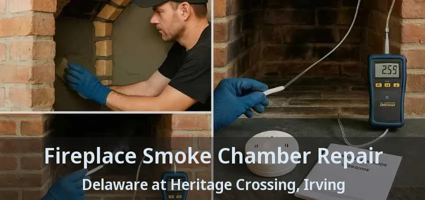 Fireplace Smoke Chamber Repair Delaware at Heritage Crossing, Irving - TX