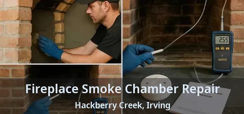 Fireplace Smoke Chamber Repair Hackberry Creek, Irving - TX