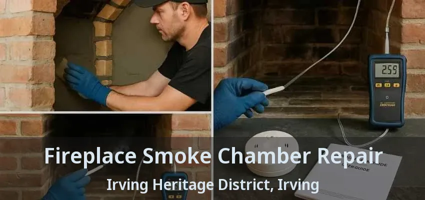 Fireplace Smoke Chamber Repair Irving Heritage District, Irving - TX