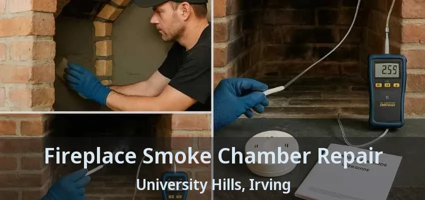 Fireplace Smoke Chamber Repair University Hills, Irving - TX
