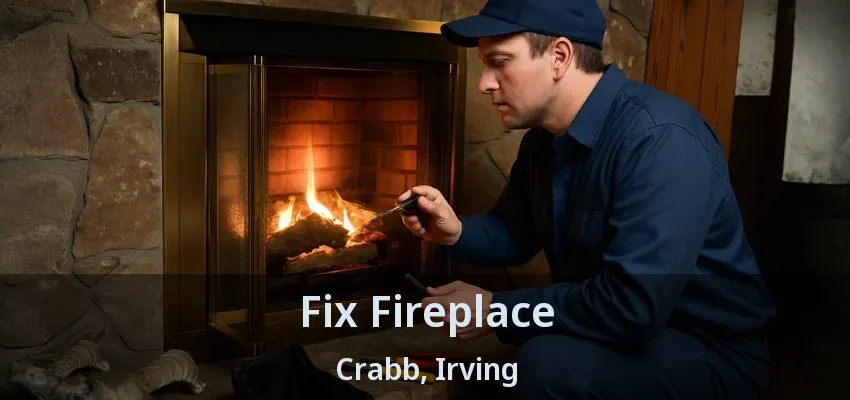 Fix Fireplace Crabb, Irving - TX