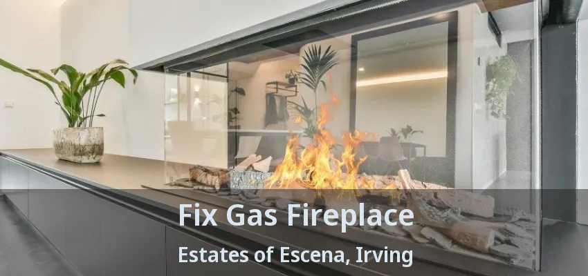 Fix Gas Fireplace Estates of Escena, Irving - TX