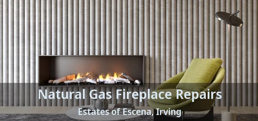 Natural Gas Fireplace Repairs Estates of Escena, Irving - TX