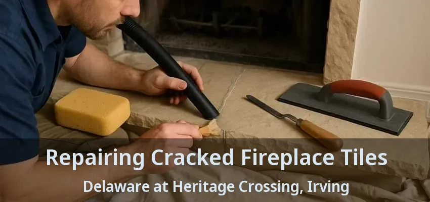 Repairing Cracked Fireplace Tiles Delaware at Heritage Crossing, Irving - TX