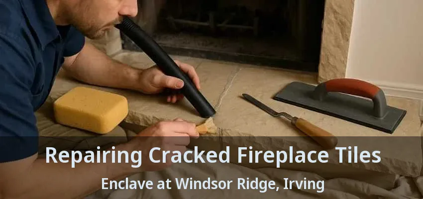 Repairing Cracked Fireplace Tiles Enclave at Windsor Ridge, Irving - TX