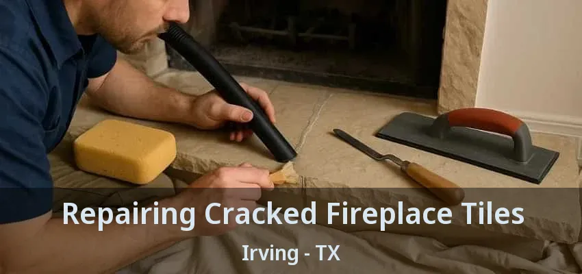 Repairing Cracked Fireplace Tiles Irving - TX