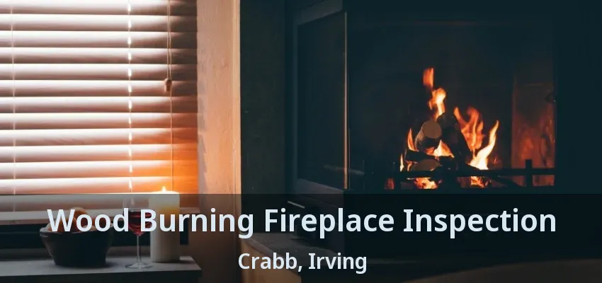 Wood Burning Fireplace Inspection Crabb, Irving - TX